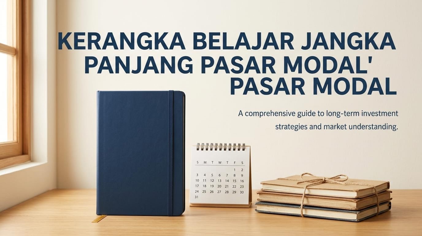 Buku catatan riset jangka panjang dengan kalender tahunan